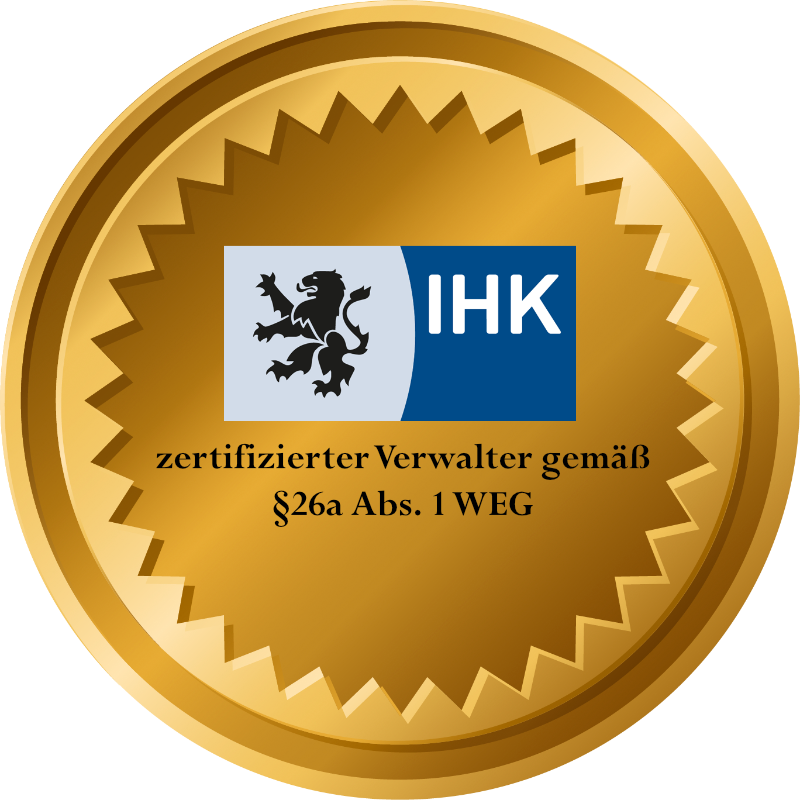 IHK zertifizierter Verwalter gemäß §26a Abs. 1 WEG